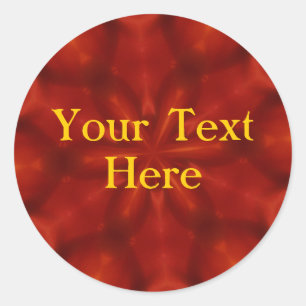 Adesivo Redondo Red-Hot-Stickers