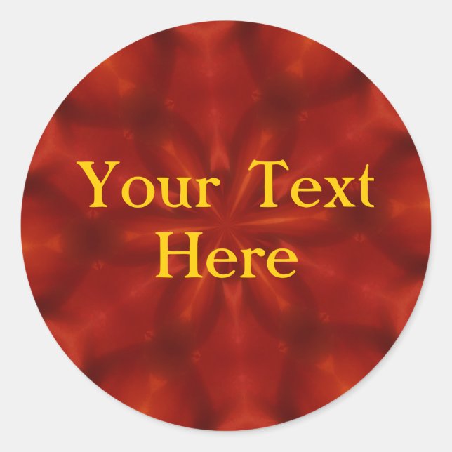 Adesivo Redondo Red-Hot-Stickers (Frente)