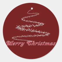 Red Merry Christmas Seal