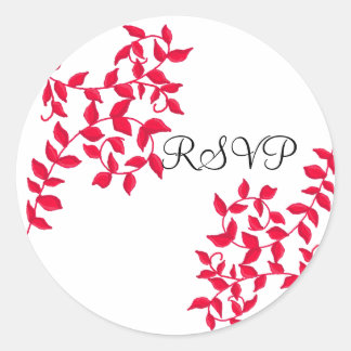 Adesivo Redondo Red Vines RSVP