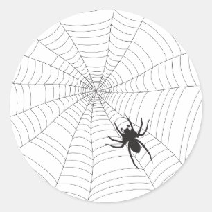 Adesivo Redondo Rede da aranha