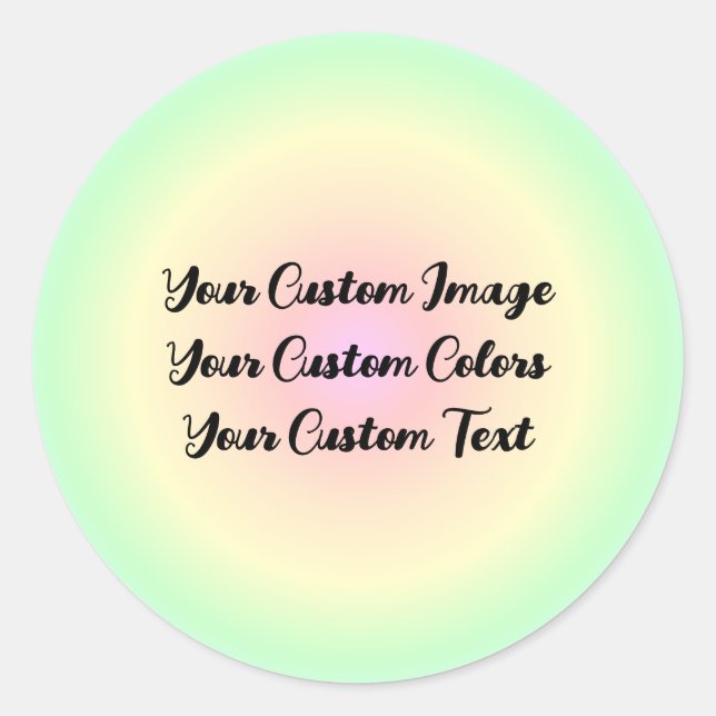 Adesivo Redondo Redesenhar do zero - Criar este (Frente)