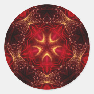 Adesivo Redondo RedStaro Sticker