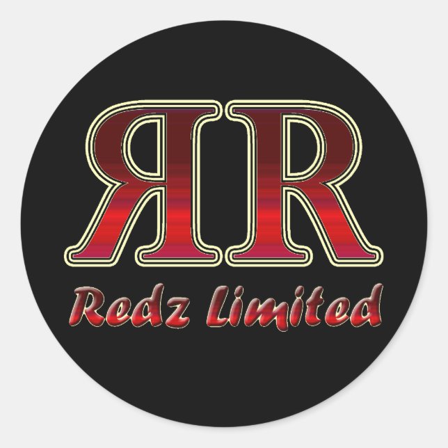 Adesivo Redondo Redz Limited Sticker (Frente)