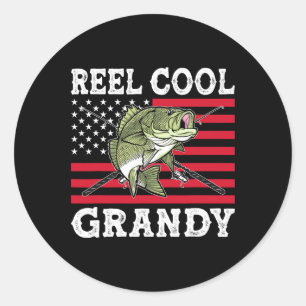 Adesivo Redondo Reel Cool Grandy 4 De Julho Bandeira Americana Pat