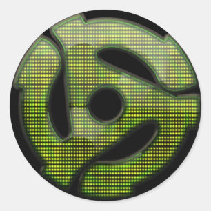 Adesivo Redondo Refletor de 45 rpm