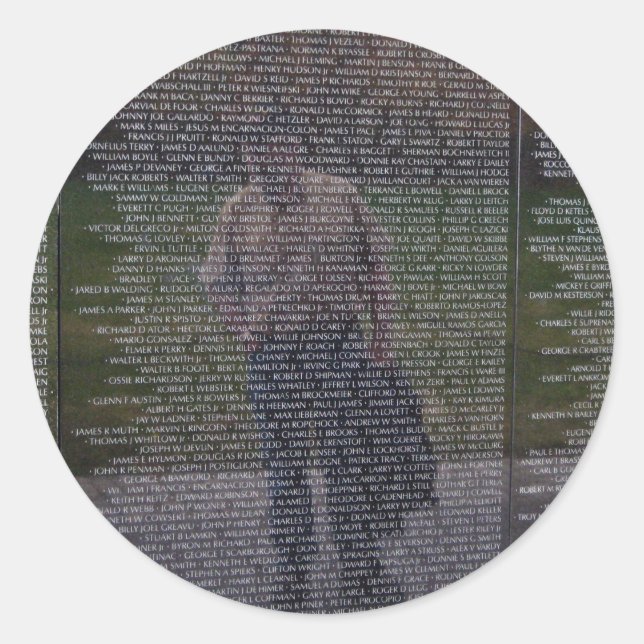 Adesivo Redondo Reflexões dos irmãos falecidos (Frente)