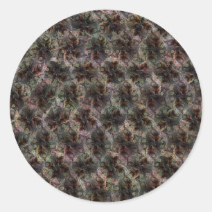 Adesivo Redondo Reflexões na Burrow: A Simetria das Mulheres