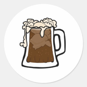 Adesivo Redondo Refrigerante root beer
