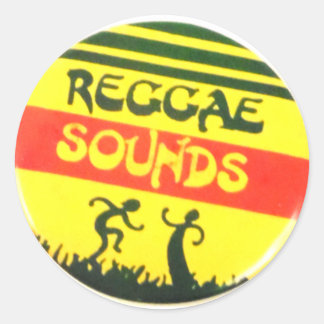 Adesivo Redondo Reggae Sons Round Sticker