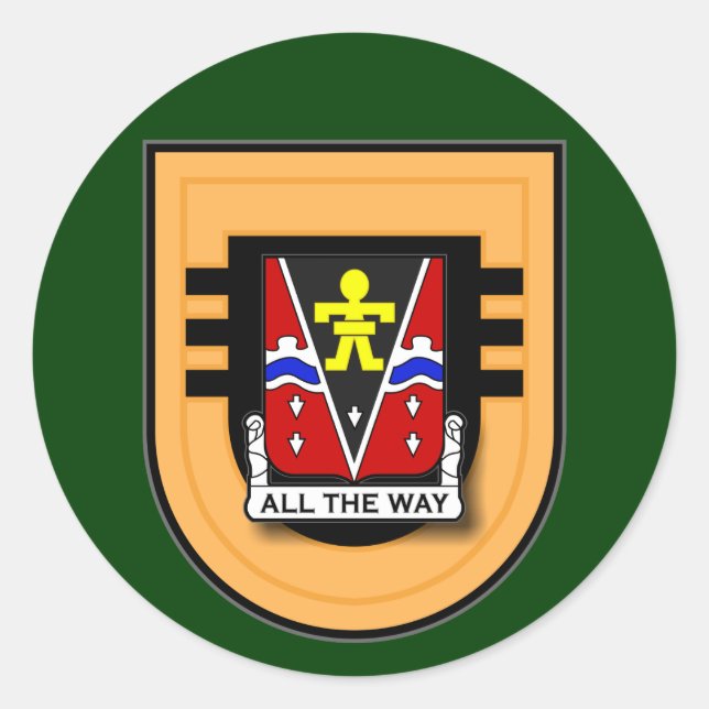 Adesivo Redondo Regimento de Infantaria 509º - 3º Batalhão Flash (Frente)