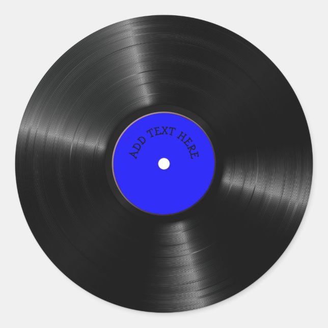 Adesivo Redondo Registro Personalizado, Álbum Retroativo (Frente)