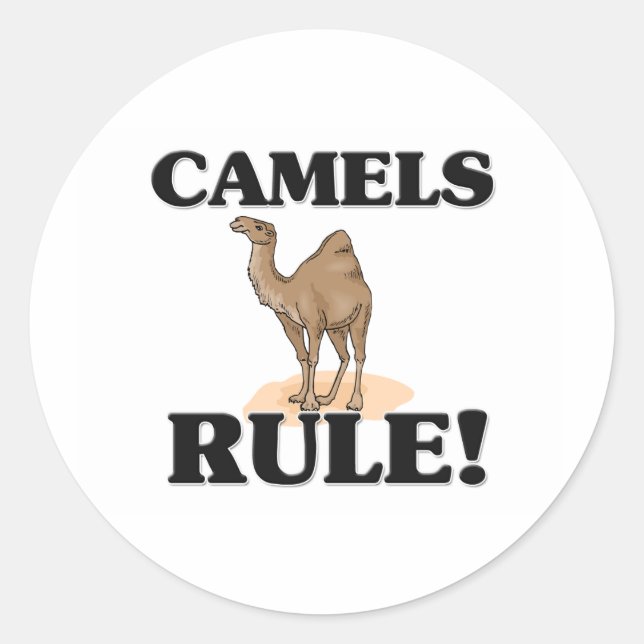Adesivo Redondo Regra dos CAMELS! (Frente)
