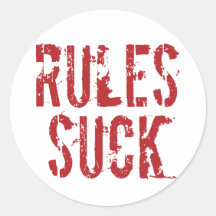 Regras Suck - Autoridade de Perguntas Anarquista