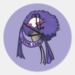 Adesivo Redondo Rei do Drama da Cidadela 2