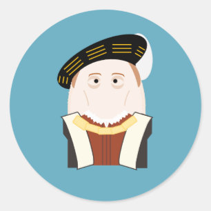 Adesivo Redondo Rei Edward VI