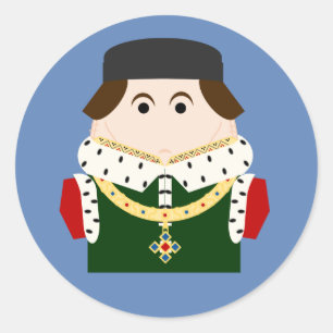 Adesivo Redondo Rei Henrique VI da Inglaterra
