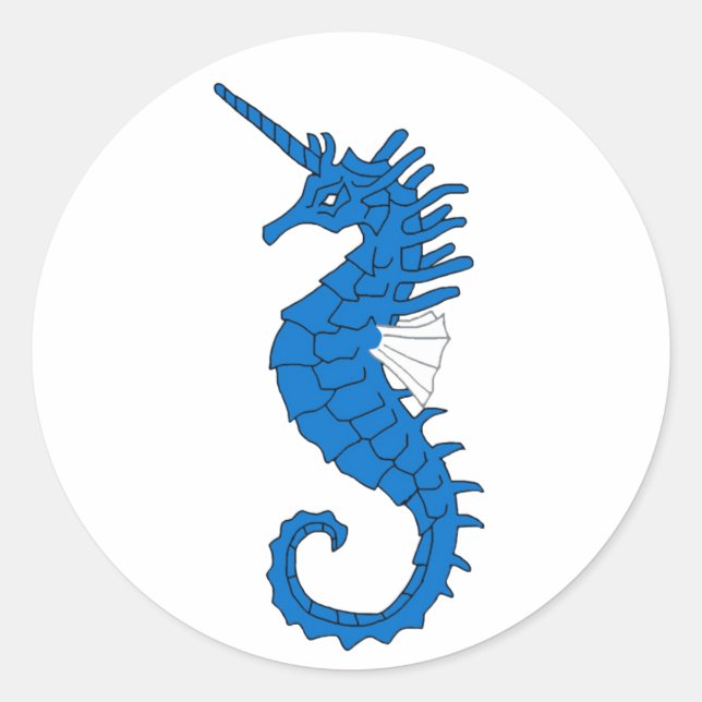 Adesivo Redondo Reino de Atlantia Populace Crachá (Frente)