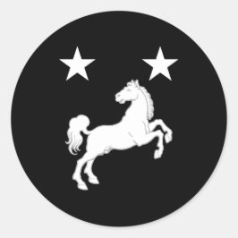 Adesivo Redondo Reino de Meridies Populace Crachá