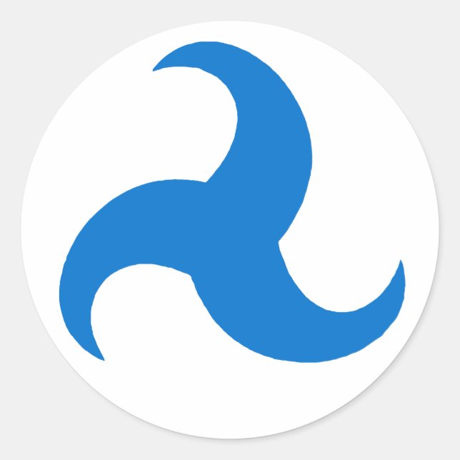 Adesivo Redondo Reino de Trimaris Populace Crachá (Frente)