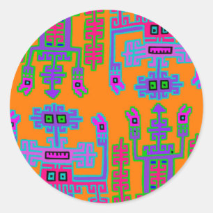 Adesivo Redondo Reis do Peru