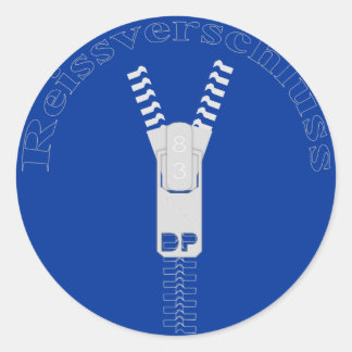 Adesivo Redondo Reissverschluss