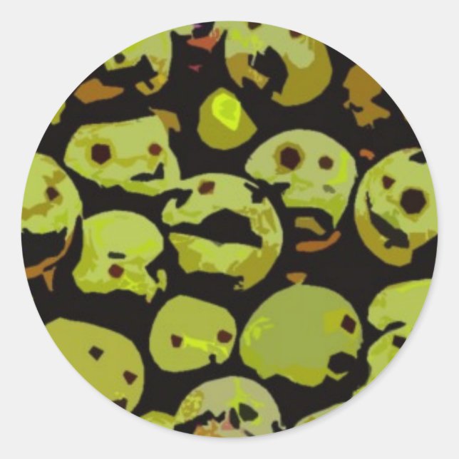 Adesivo Redondo Rejeitar (Frente)