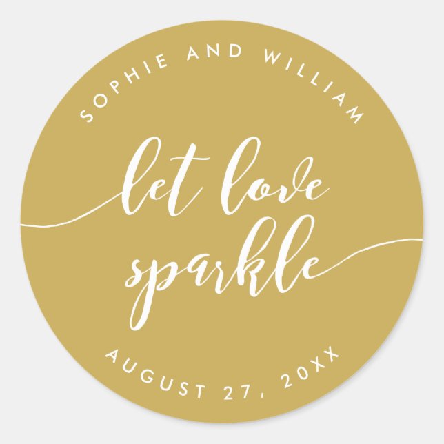 Adesivo Redondo Relaxar Script Permitir Casamento Personalizado De (Frente)