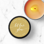 Adesivo Redondo Relaxe Script Deixe O Amor Brilhar Coloração Editá<br><div class="desc">O adesivo de favor de casamento com as palavras "deixe o amor brilhar" em um script cursivo relaxado em branco contra uma cor de fundo editável (clique em personalizar para acessar). Personalize-o substituindo o texto do marcador de posição. Para obter mais opções, como alterar a fonte e seu tamanho/cor, expanda...</div>