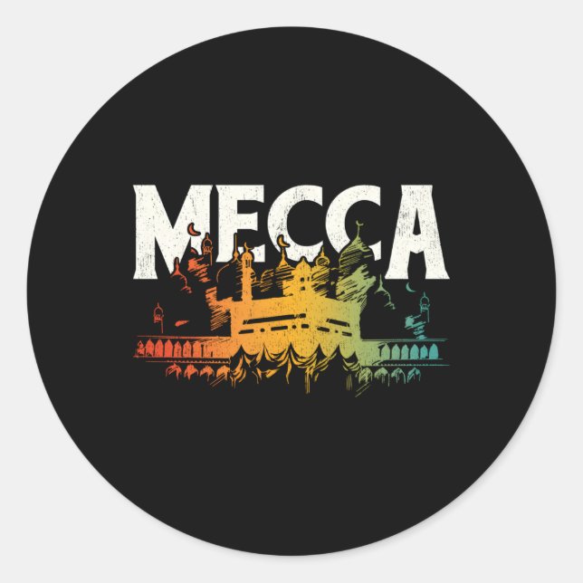 Adesivo Redondo Religião Alá Islâmico Islâmico Islâmico Islâmico I (Frente)