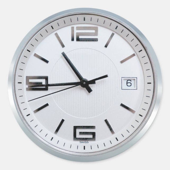 Adesivo Redondo Relógio (Frente)