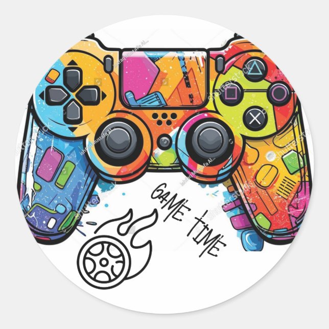 Adesivo Redondo relógio (Frente)