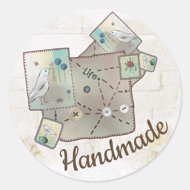 Adesivo Redondo Remendam (Frente)