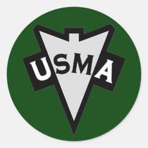 Adesivo Redondo Remendo de Recondo da academia militar para