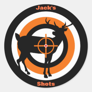 Adesivo Redondo Remendos do alvo da competição