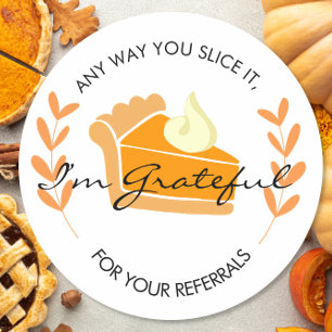 Adesivo Redondo remessa de torta de imóveis Anúncio