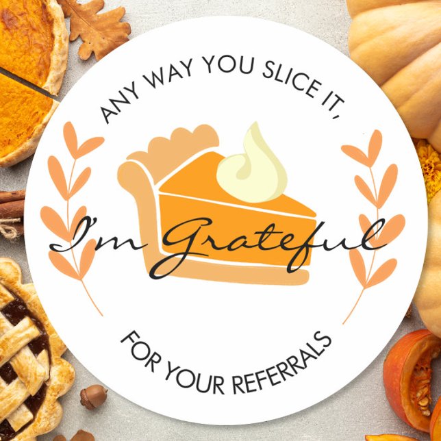 Adesivo Redondo remessa de torta de imóveis Anúncio (Criador carregado)