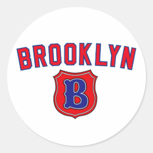 Adesivo Redondo Reminiscência de Brooklyn