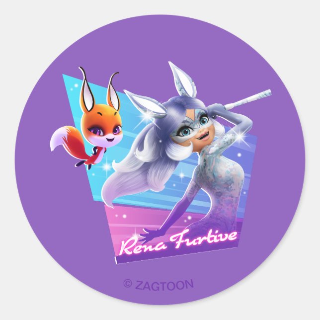 Adesivo Redondo Rena Furtive Graphic (Frente)