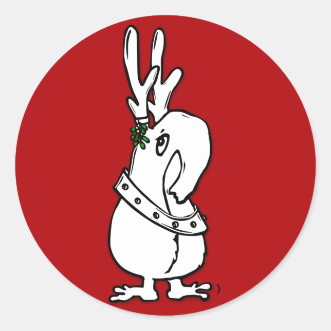 Adesivo Redondo Rena Qwirky, Para Fechar Seus Envelopes. (Frente)