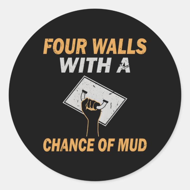 Adesivo Redondo Renovação Inicial da Finisher Drywall (Frente)