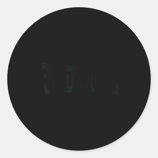 Adesivo Redondo Rent's Due Funny New Adult 18th Birthday  (Frente)