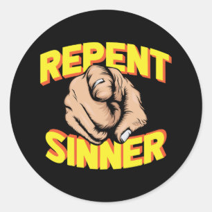 Adesivo Redondo Repente Sinner