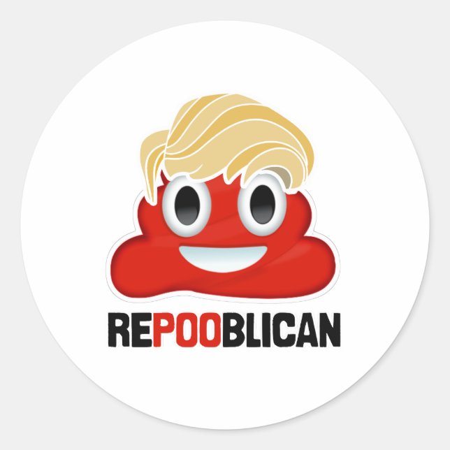 ADESIVO REDONDO REPOOBLICAN EMOJI - - (Frente)