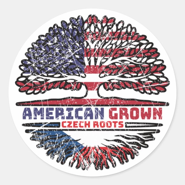 Adesivo Redondo República Checa República Checa EUA EUA EUA Estado (Frente)