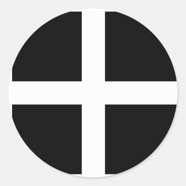 Adesivo Redondo República Democrática do Congo (Frente)