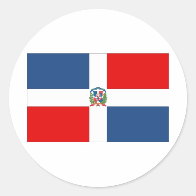 Adesivo Redondo República Dominicana (Frente)