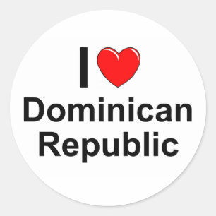 Adesivo Redondo República Dominicana