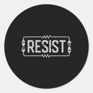 Adesivo Redondo Resistência à Engenharia de Engenheiros Elétricos