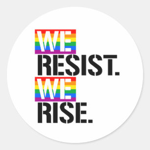 ADESIVO REDONDO RESISTIMOS A AUMENTAR